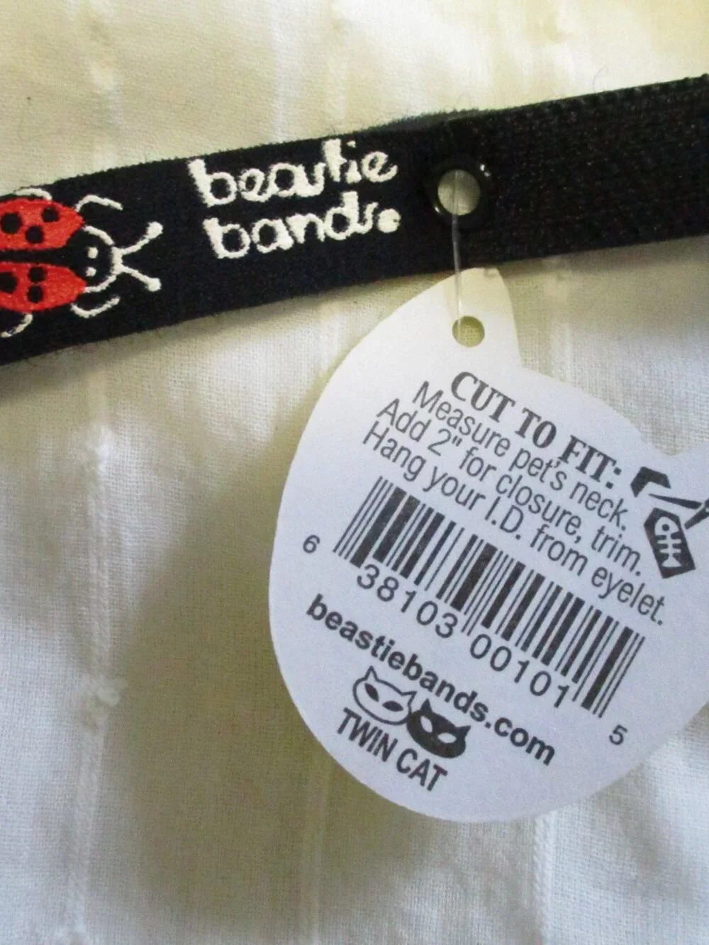Cat collar-Beastie Bands Ladybugs